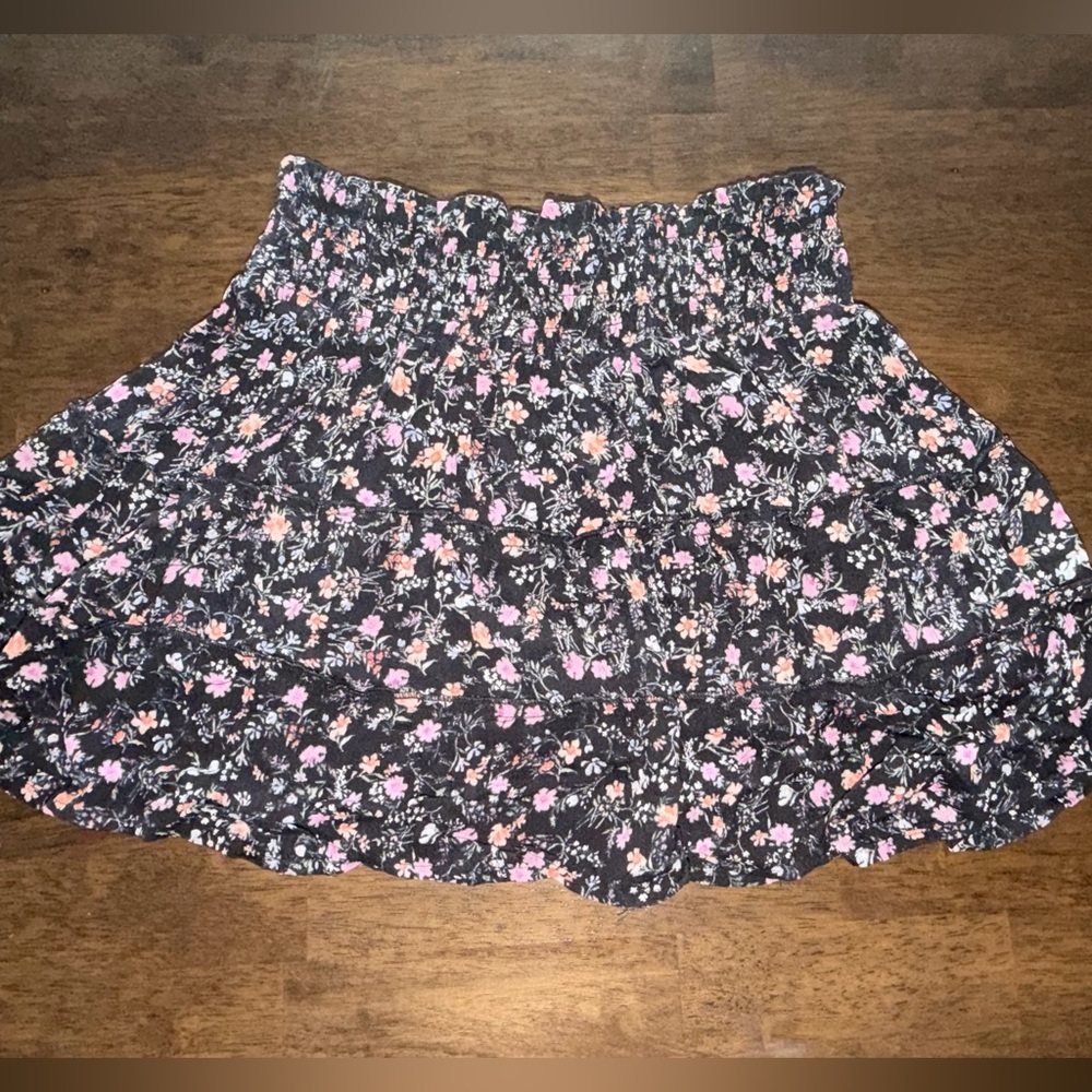 Floral boho mini skirt by Pink Rose woman’s large